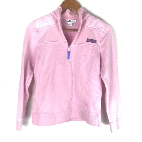 Vineyard Vines Tops - Vineyard Vines Women’s Pink Quarter Zip Pullover Small Preppy Coastal Southern